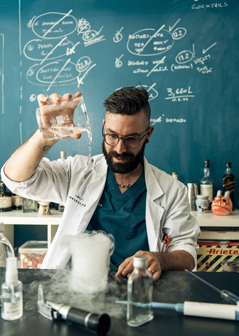 Upcycling food into cocktails